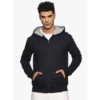 HOODIE WITH FULL ZIPPER, COLOUR- NAVY