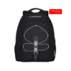 Wenger Mars 16" Laptop Backpack, 26 Litre, Black/ Grey Swiss Designed