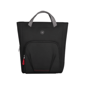 612541-1 Wenger, Motion Vertical Tote , 15.6'' Laptop Tote with Tablet Pocket, Black, Swiss Designed