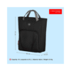Wenger,  Motion Vertical Tote , 15.6'' Laptop Tote with Tablet Pocket, Black, Swiss Designed