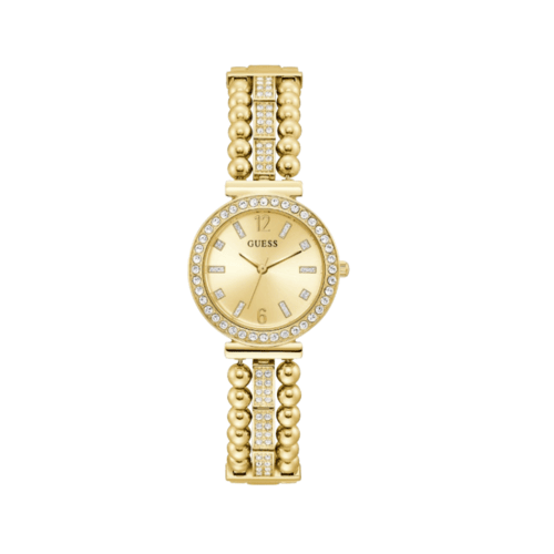 Guess Women's Gold Tone Analog Watch