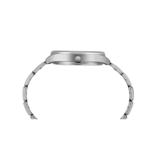 Timex Mens, Silver Dial, Bracelet Stainless Steel Full Buff, Analog Watch