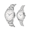 TW0ZRPR00-2 Timex Basic Pairs, White Dial Round Case Analog Watch