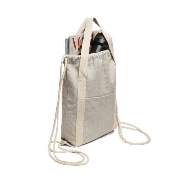 2 TRI ZEA Recycled Drawstring Bag